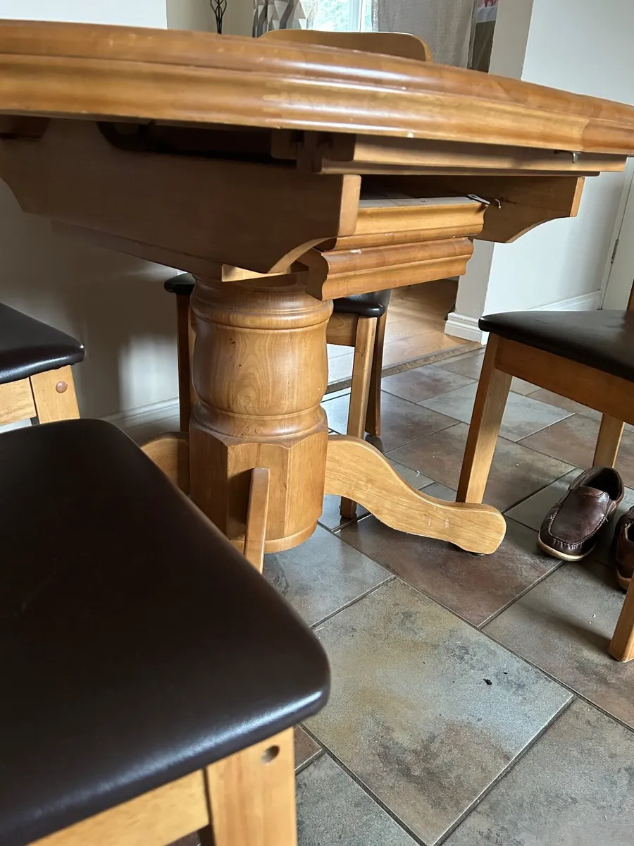 Dining table and chairs - Image 4