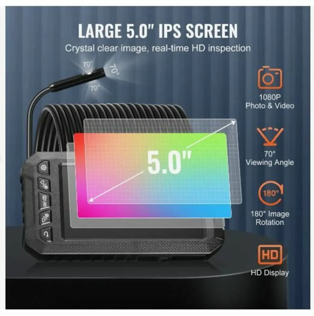 Endoscope Camera with Lights Triple Lens - Image 3