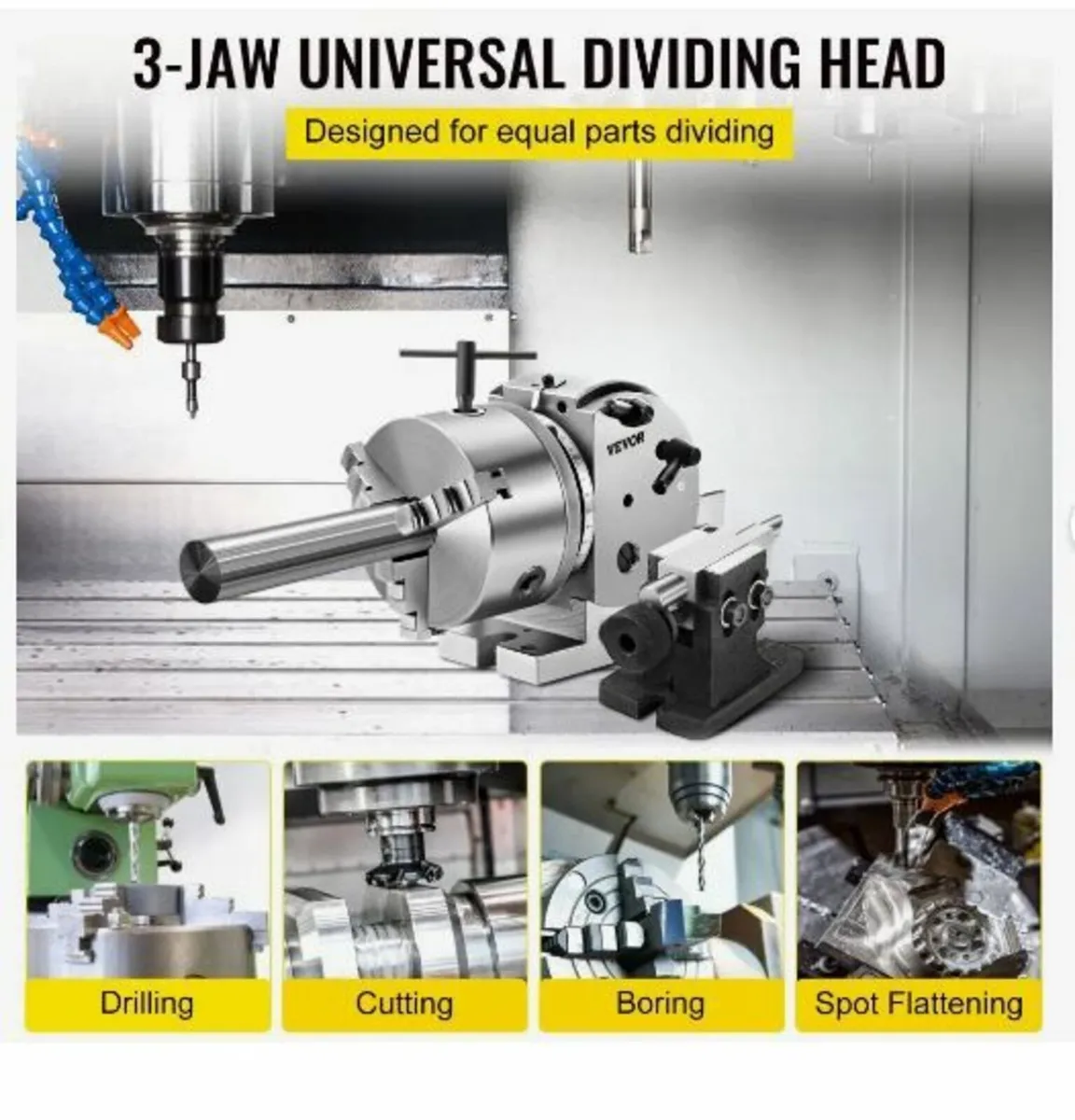 BS-0 Precision Dividing Head, Horizontal Dividing - Image 3