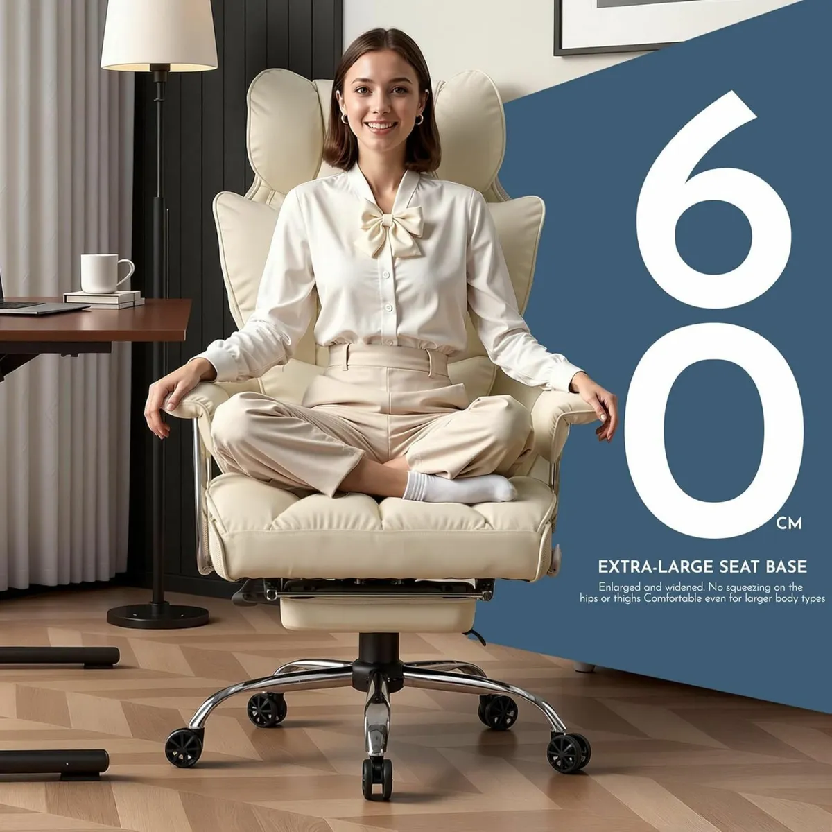 Desk Office Chair Big and Tall PU Leather - Image 4