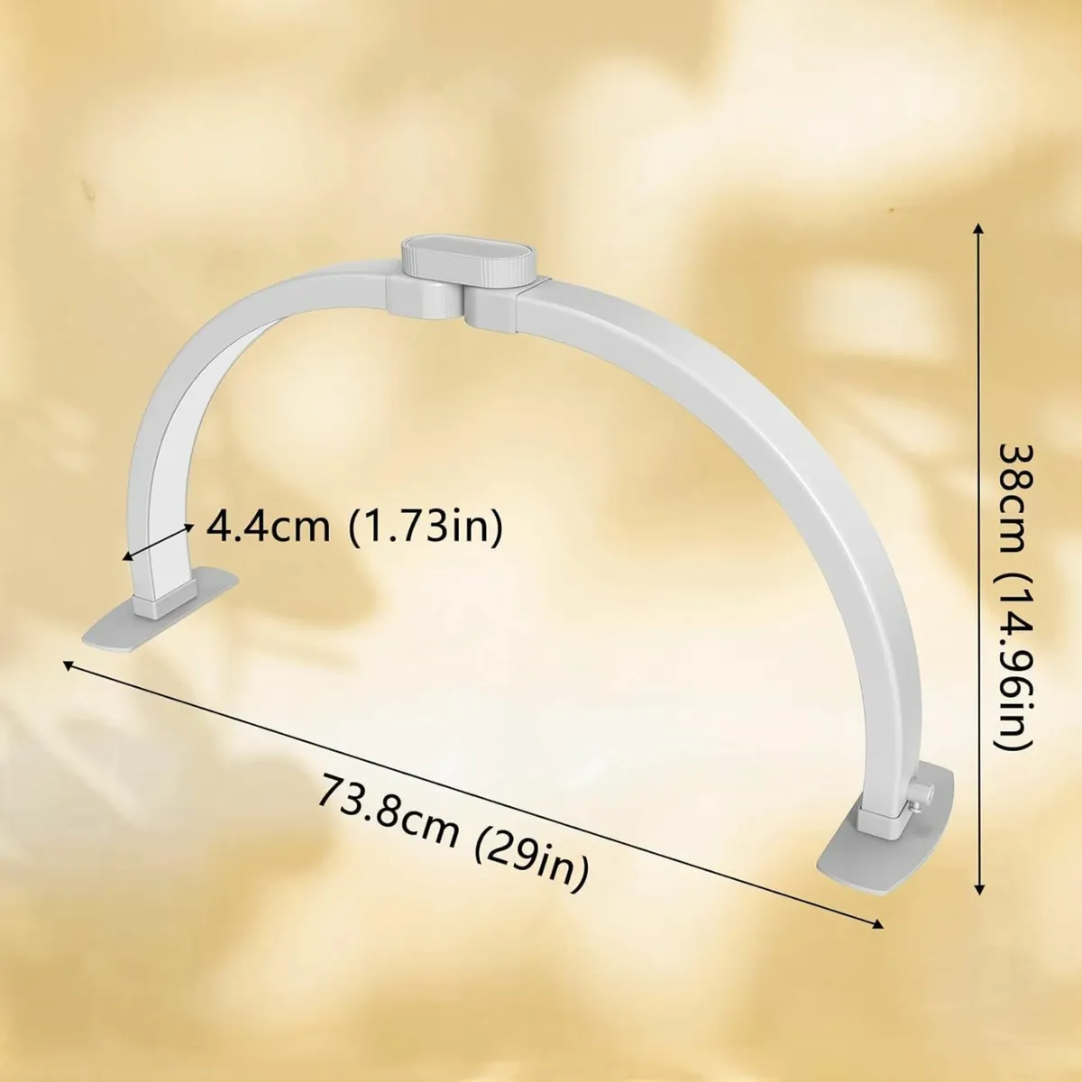 Half Moon Lamp for Nail Desk 29Inch Foldable LED - Image 3