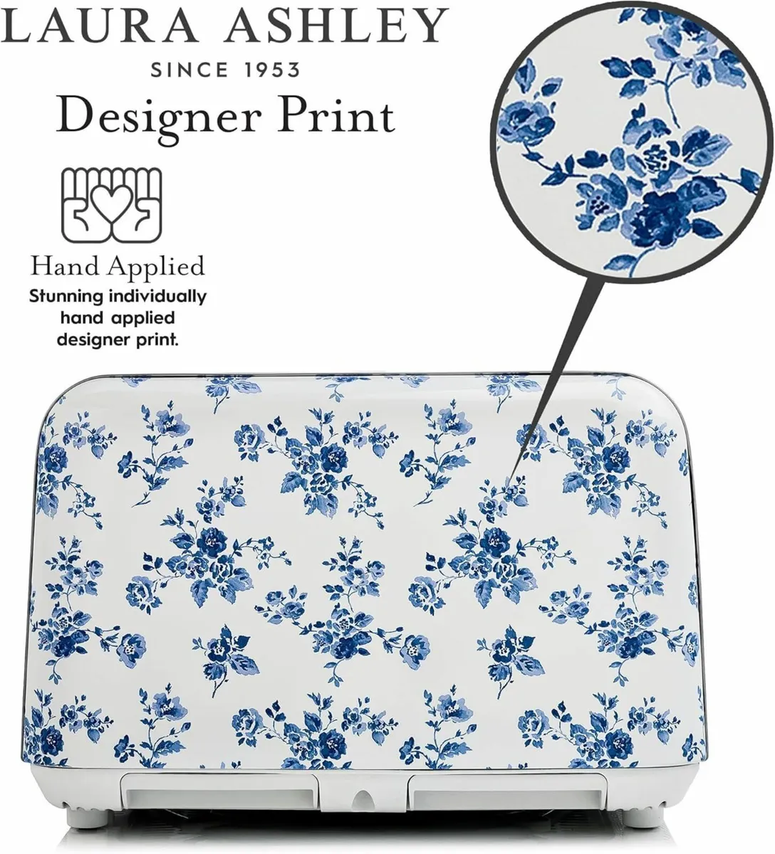 Laura Ashley Rose 4 Slice Toaster By - Multi-Funct - Image 4