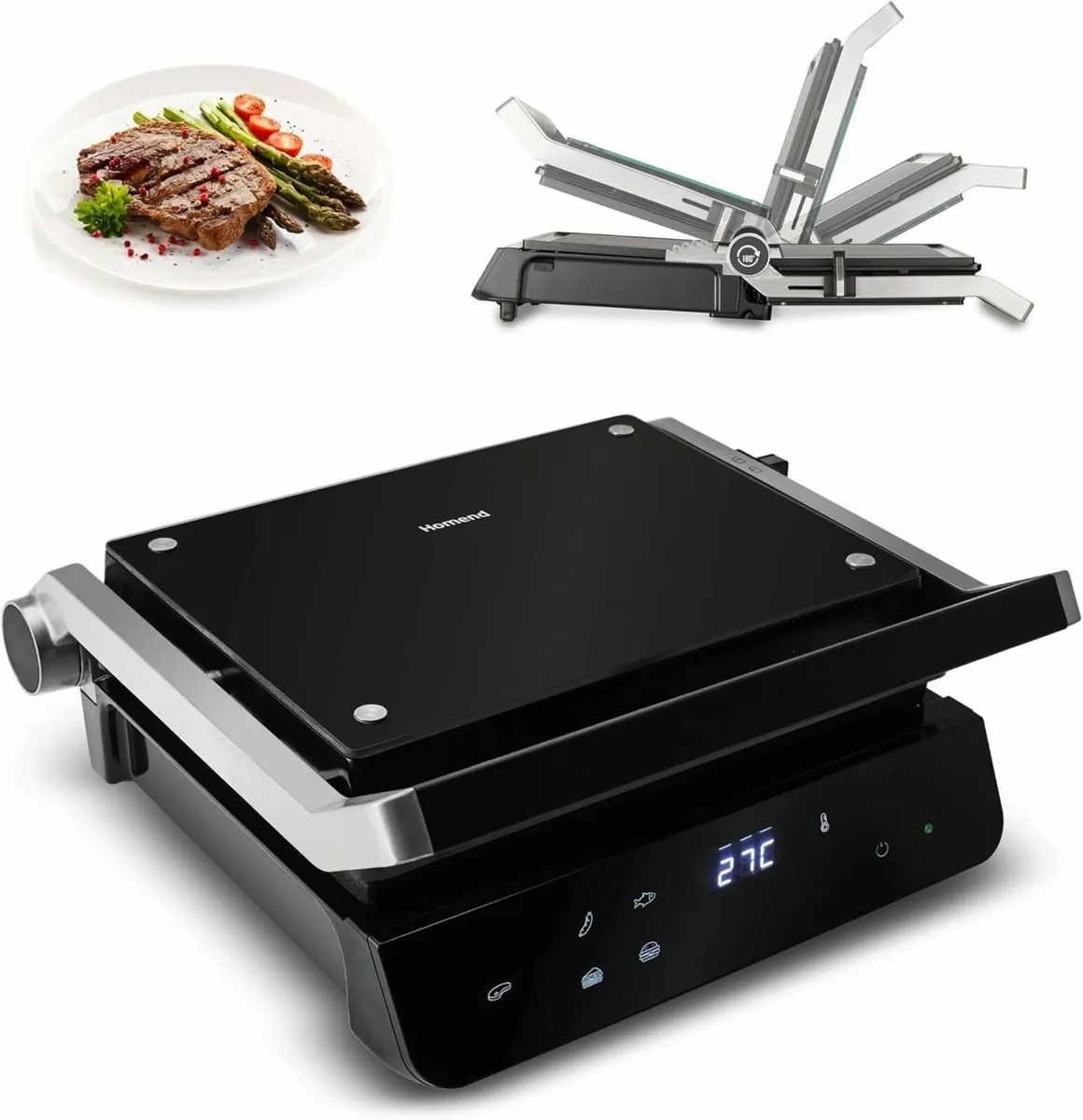 Grilliant 2000W Glass Surface 5 Pre-Programmed - Image 1