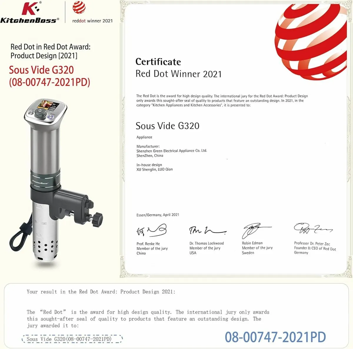 Sous Vide Cooker Ultra-Quiet Immersion-Circulator: - Image 3