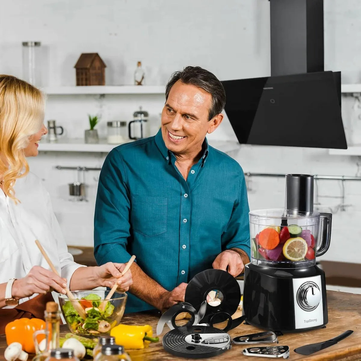 Food Processor 6-in-1 and Blender with Chopping - Image 2