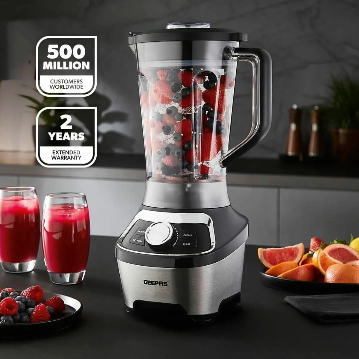 1200W Electric Jug Blender Smoothie Maker 1.8L - Image 2
