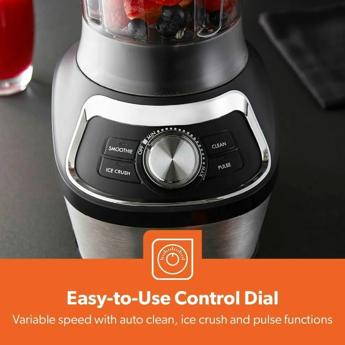 1200W Electric Jug Blender Smoothie Maker 1.8L - Image 3