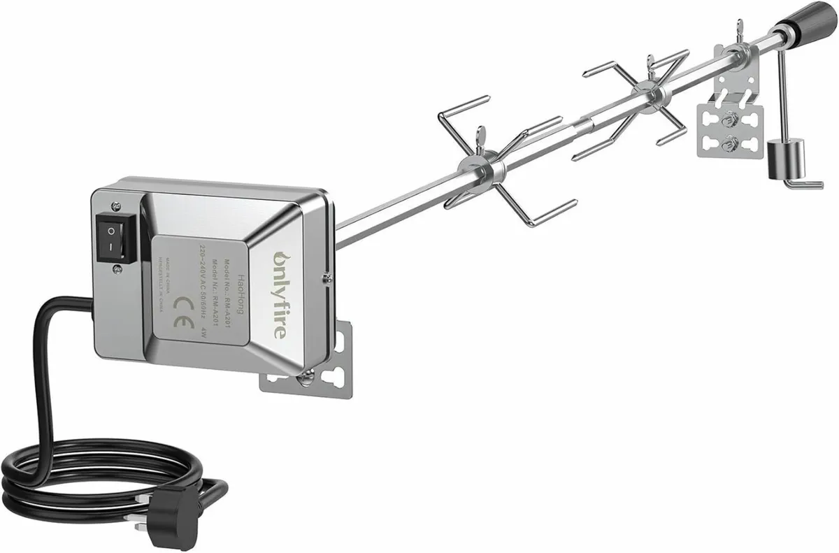 BRK-6012 Universal Gas Grill Rotisserie Kit 12x12 - Image 1