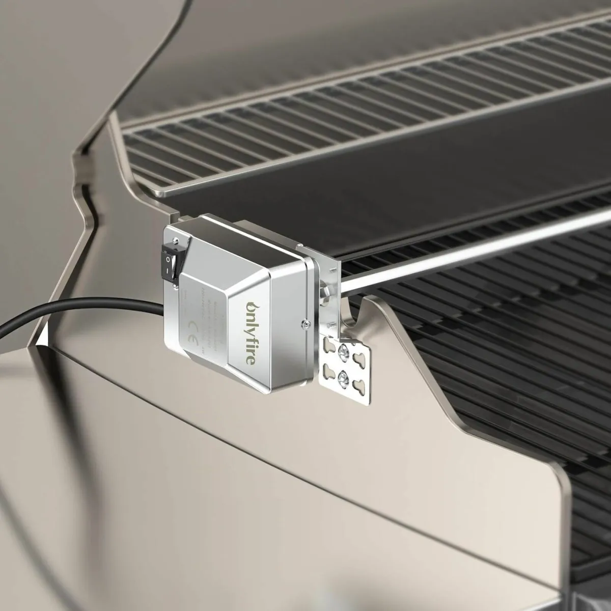 BRK-6012 Universal Gas Grill Rotisserie Kit 12x12 - Image 3