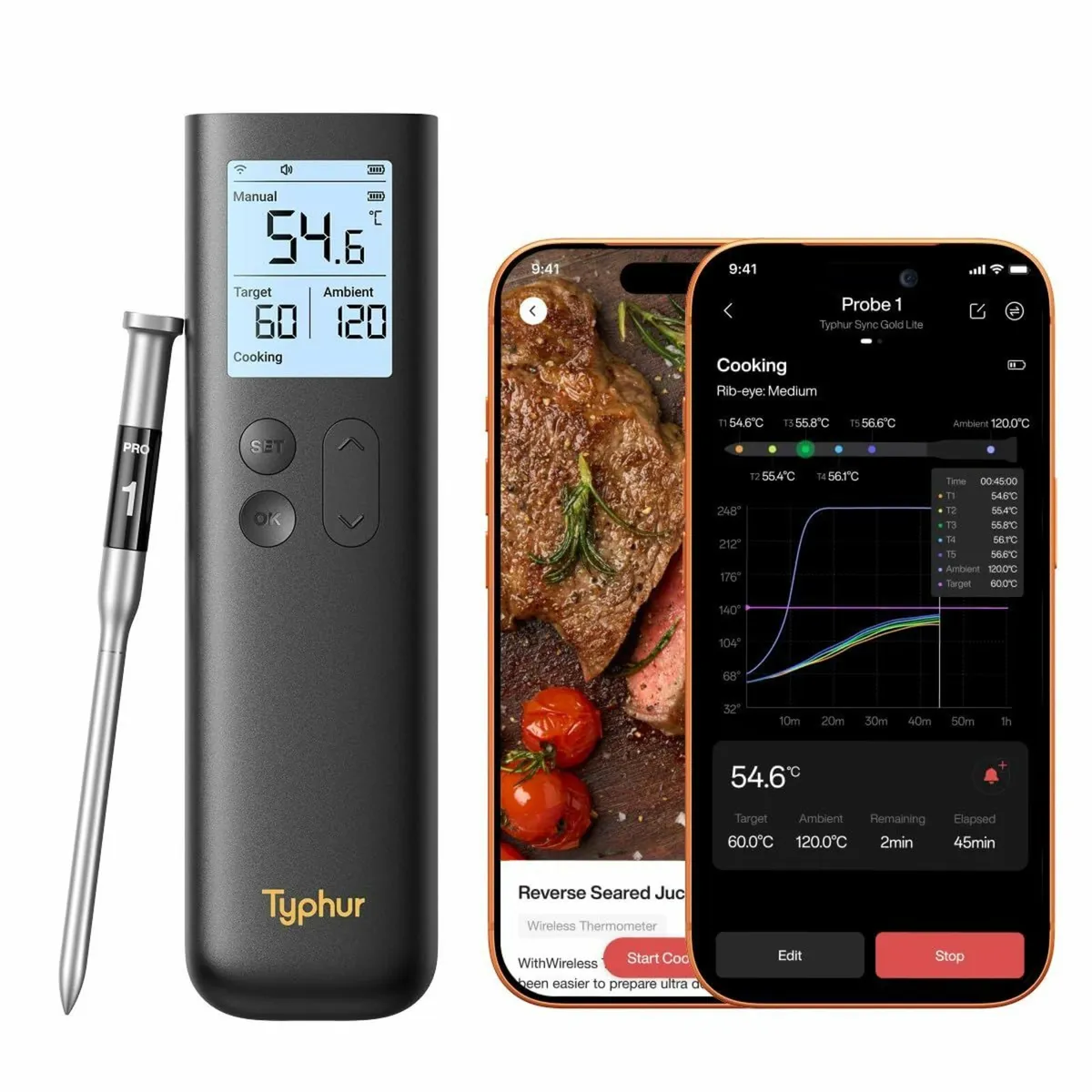 Sync Wireless Meat Thermometer Gen 2 with WiFi - Image 1