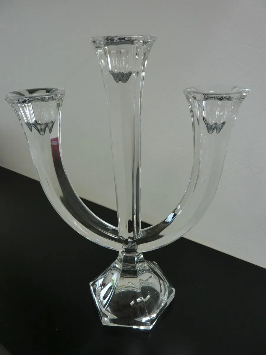 Crystal candle holder