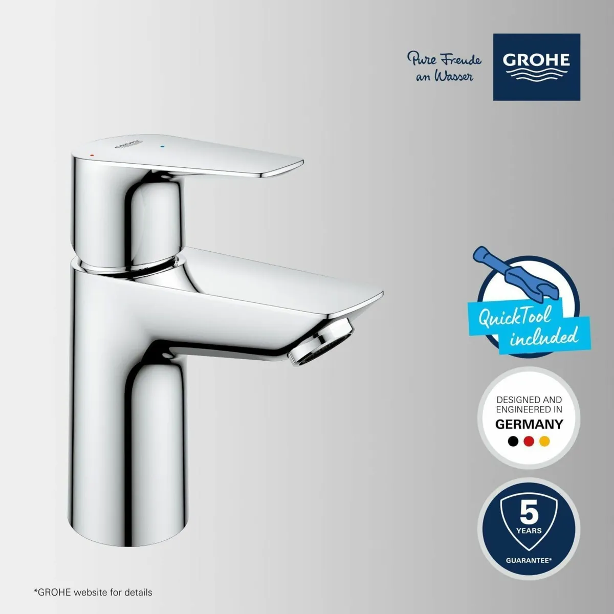 QUICKFIX Start Edge – Bathroom Basin Mixer Tap - Image 4