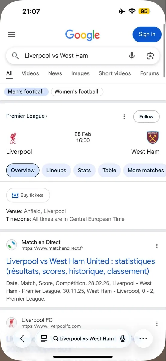 2x Liverpool Westham Brodies Lounge Hospitality