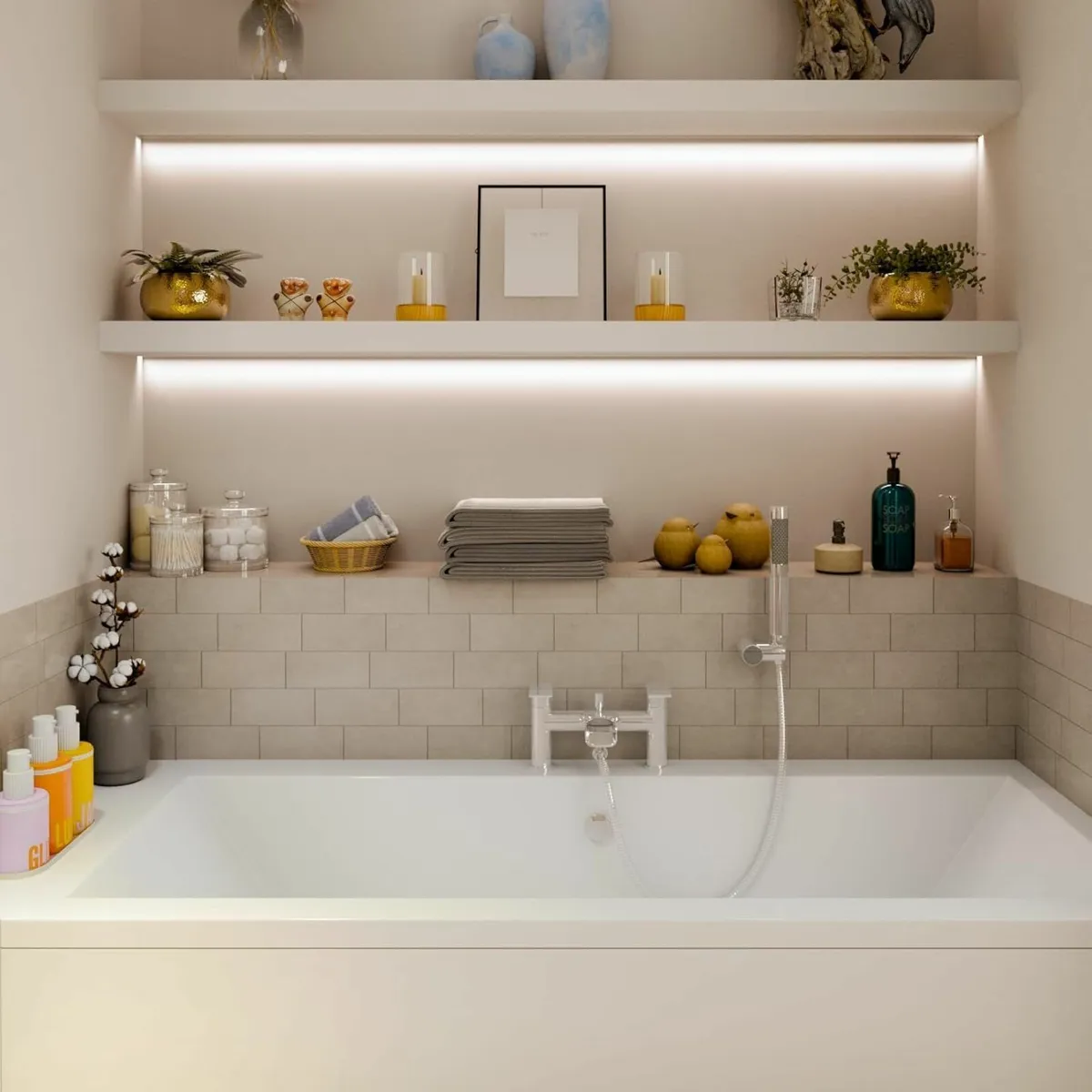 Stream Round Waterfall Bath Shower Mixer Tap – - Image 2