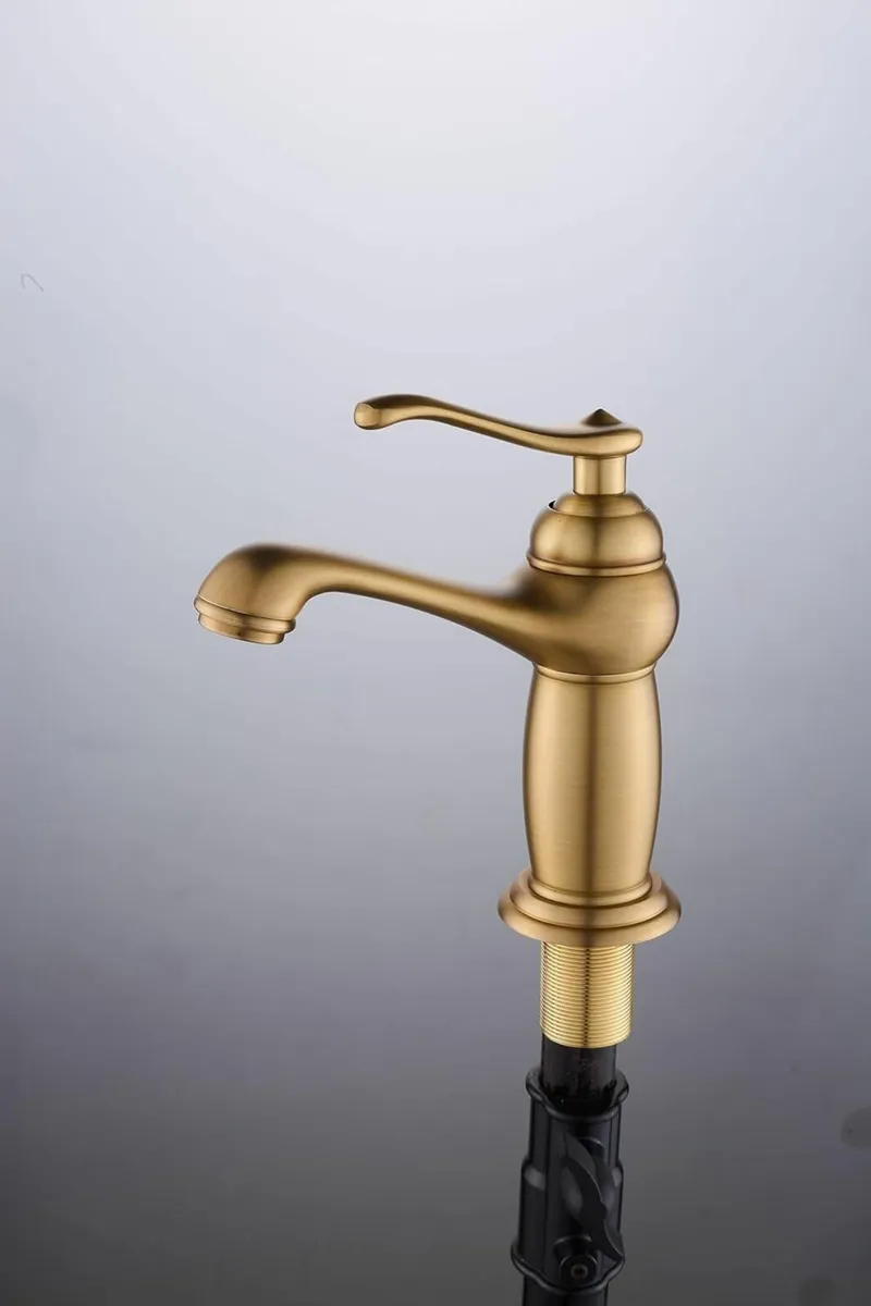 Antique Brass Vintage Retro Small Tap for - Image 1