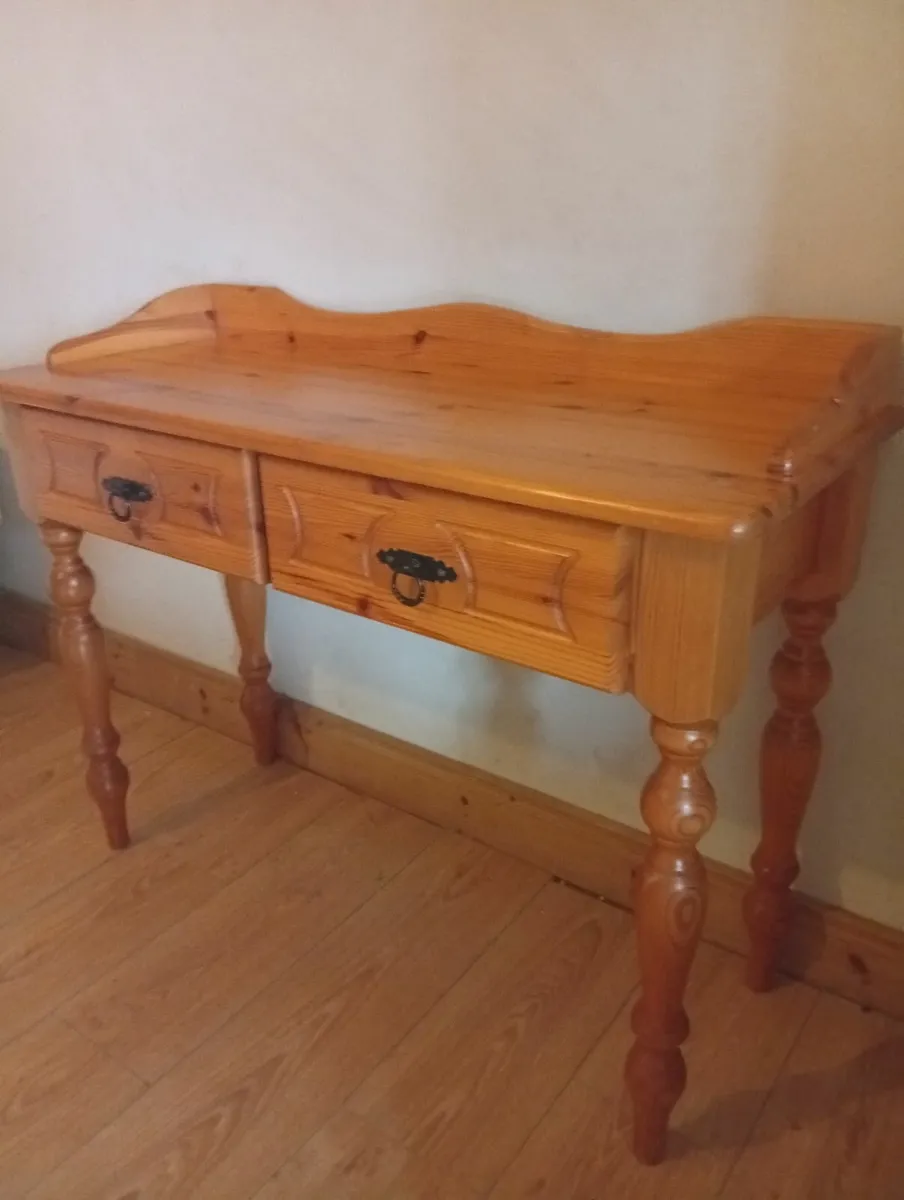 Solid Quality Sturdy Console Hallway Table - Image 2