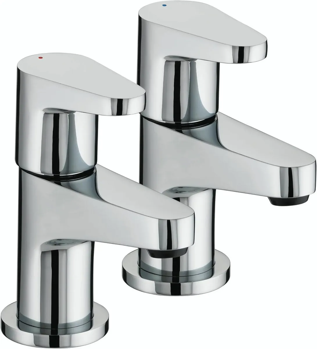 QST 1/2 C Chrome Plated Quest Basin Taps - Image 1