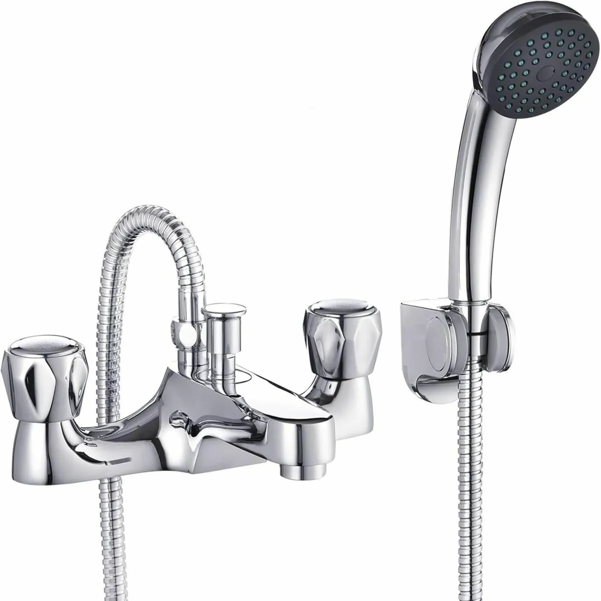 Bathroom Bath Taps with Shower Attachment Mixers - Image 1