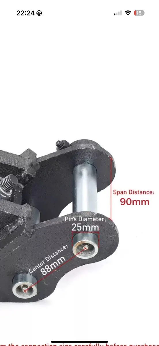 8pc mini digger attachments - Image 4