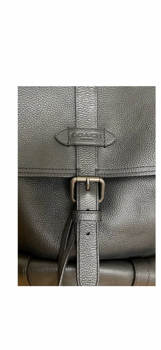 Coach Leather Backpack - Image 2