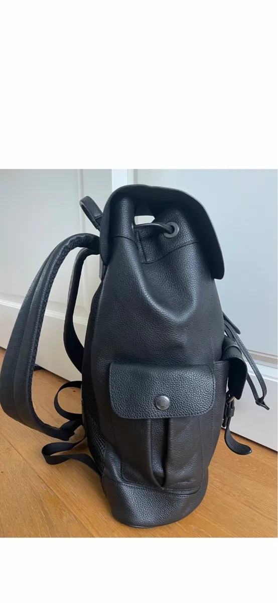 Coach Leather Backpack - Image 4