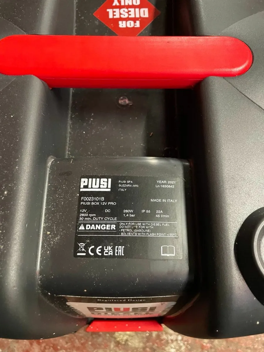 Piusi Box Portable Diesel Transfer Pump Kit 12v - Image 3