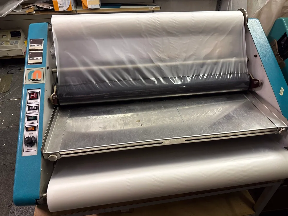 Large laminators,shelving,rotary paper cutters - Image 1