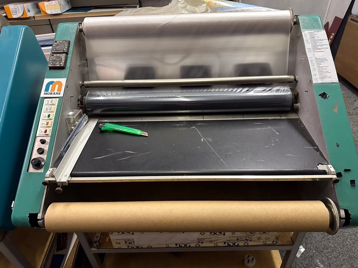 Large laminators,shelving,rotary paper cutters - Image 2