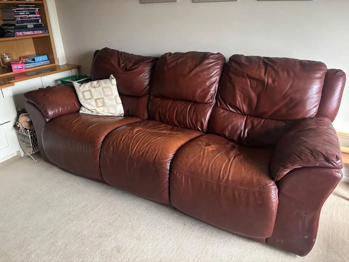 Leather couch for sale