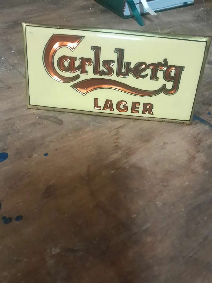 Vintage  carlsberg shelf  advertising  singh - Image 4