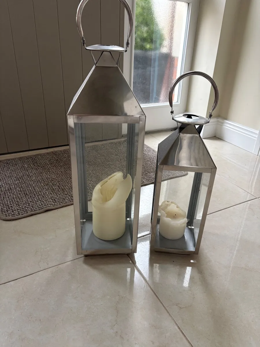 Silver indoor Lanterns - Image 3