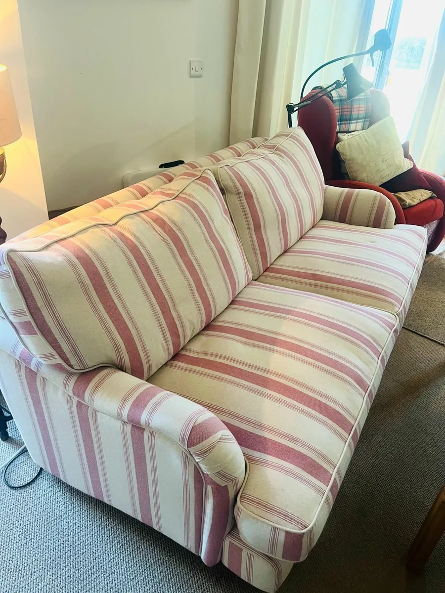 Raspberry Cream Sofa - Image 2
