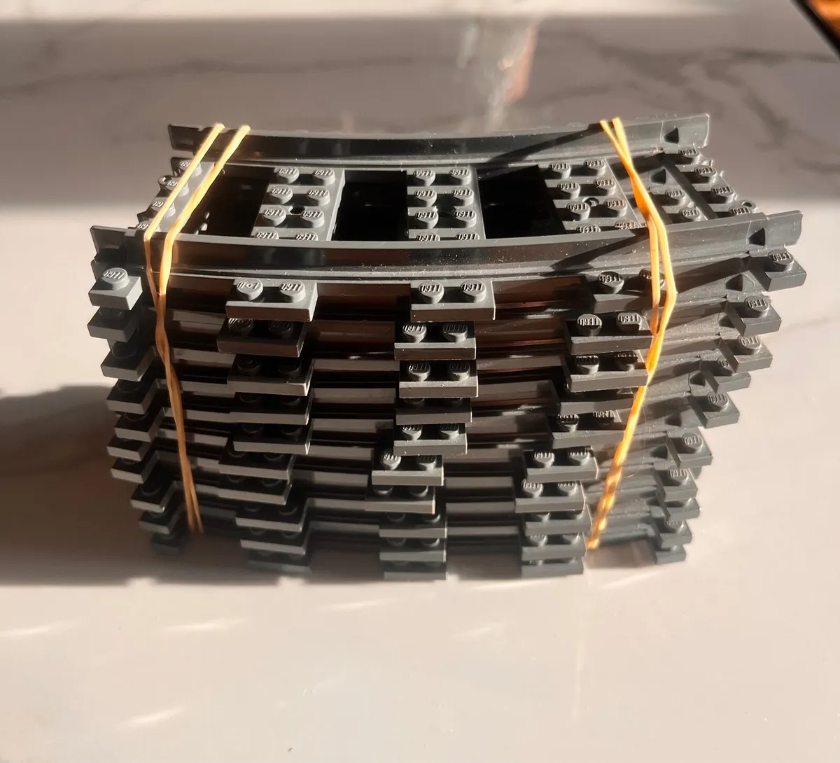 Lego train track and points - Image 1