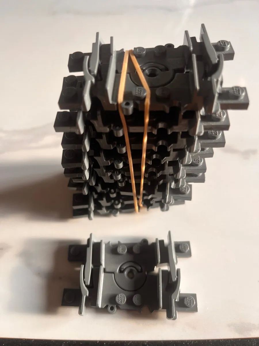 Lego train track and points - Image 2