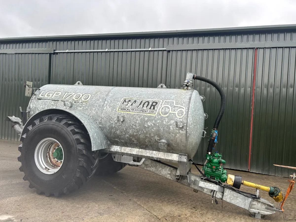 2017 Major 1700GL Galvanised Slurry Tank - Image 1