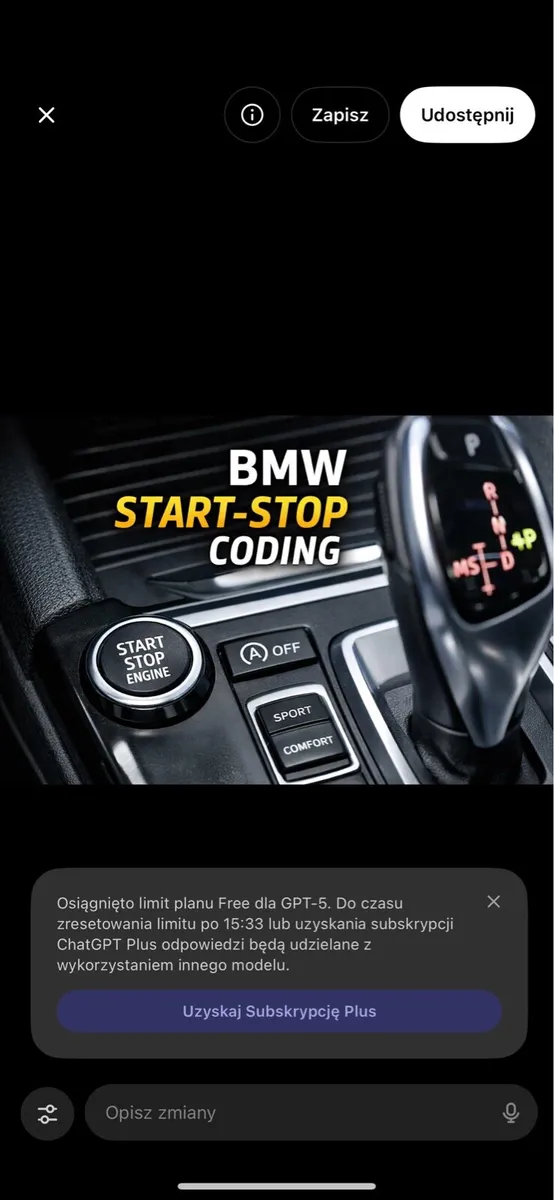 BMW Start-Stop System Coding / Deactivation Ser