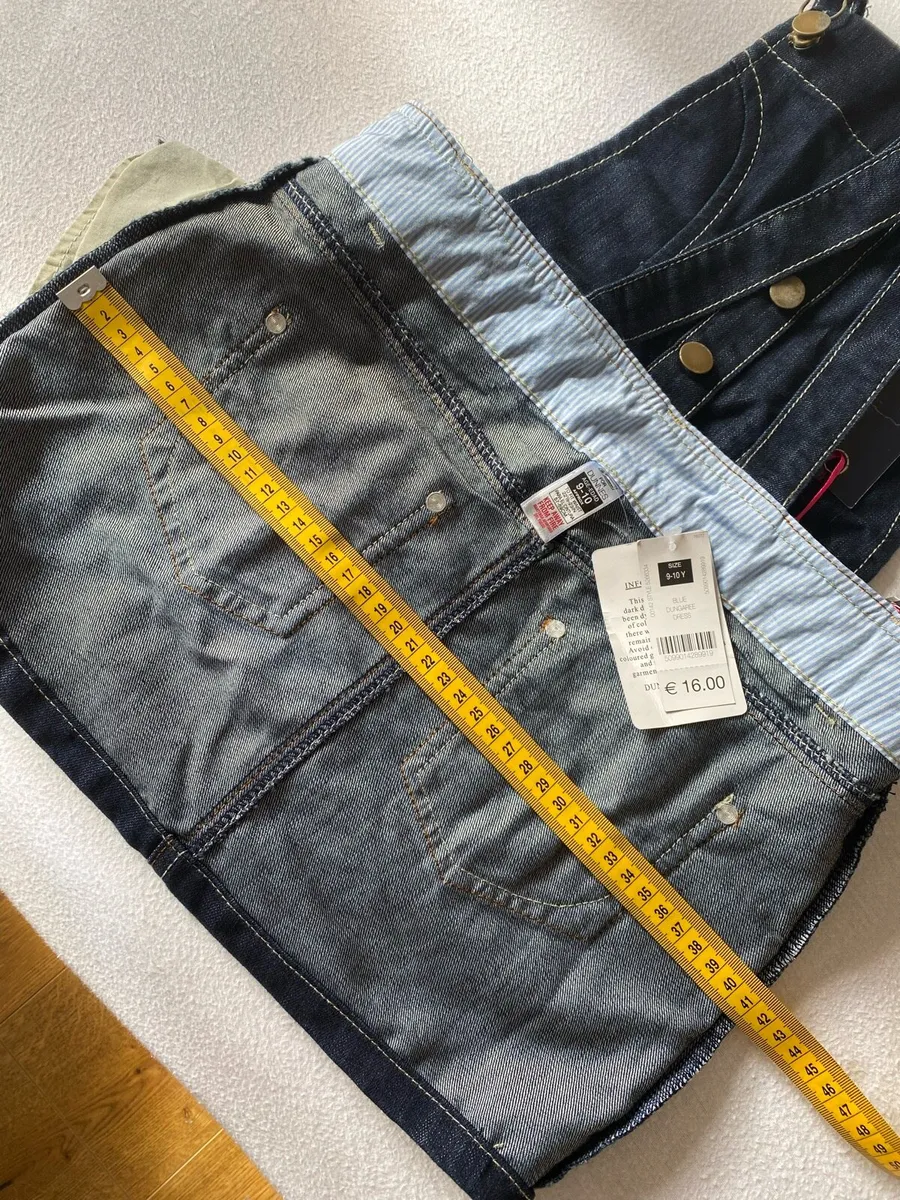 Brand New Girls Denim Jeans Dungaree Dress - Image 4