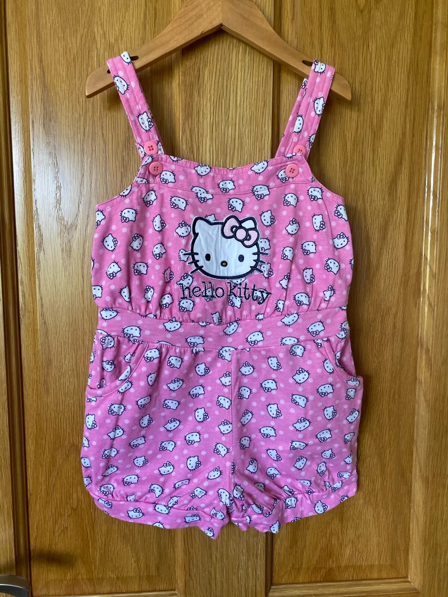 Girl’s Sanrio Hello Kitty Dungarees /  Playsuit - Image 1
