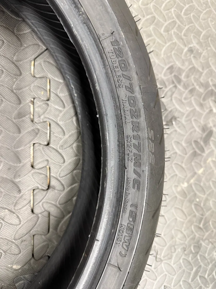 Bridgestone battlax tires (New) - Image 2