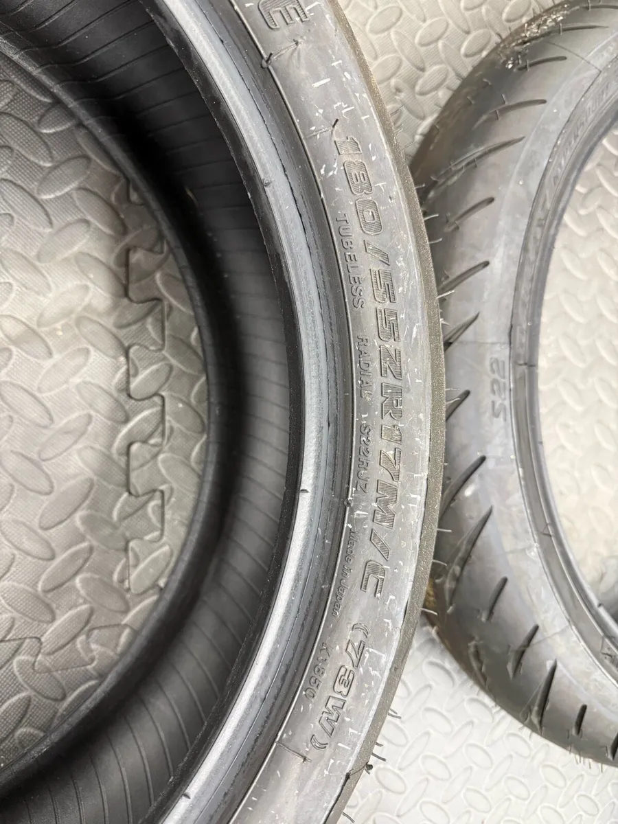 Bridgestone battlax tires (New) - Image 3