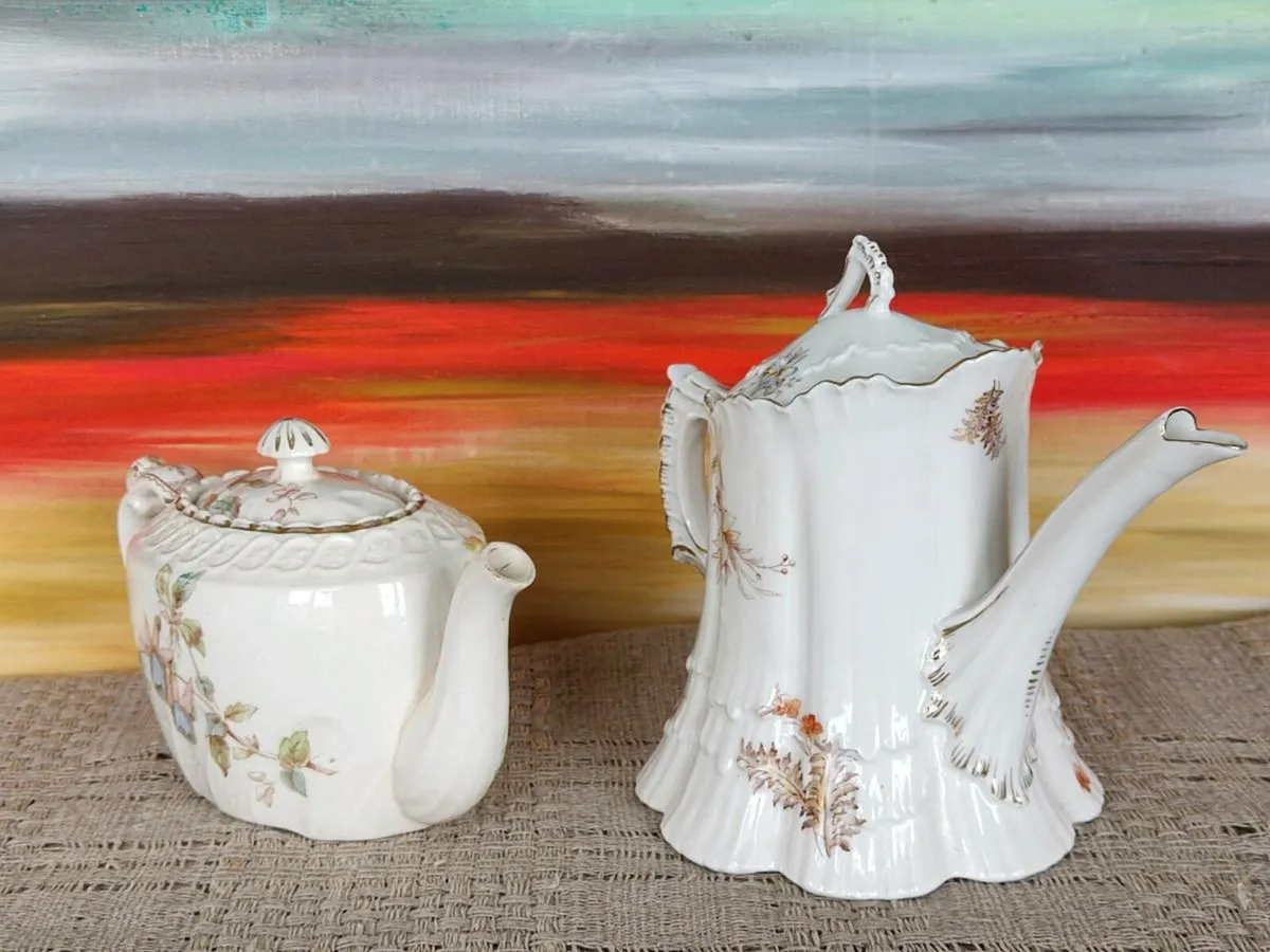 Rare Antique  Edward F Bodley & Son tea pot - Image 2