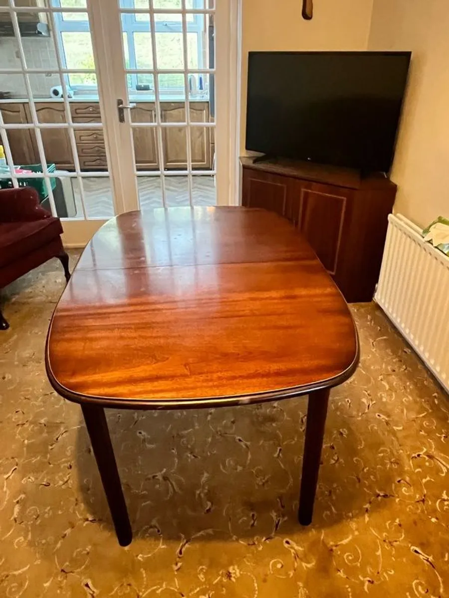 Extendable Mahogany Dining Table - Image 2