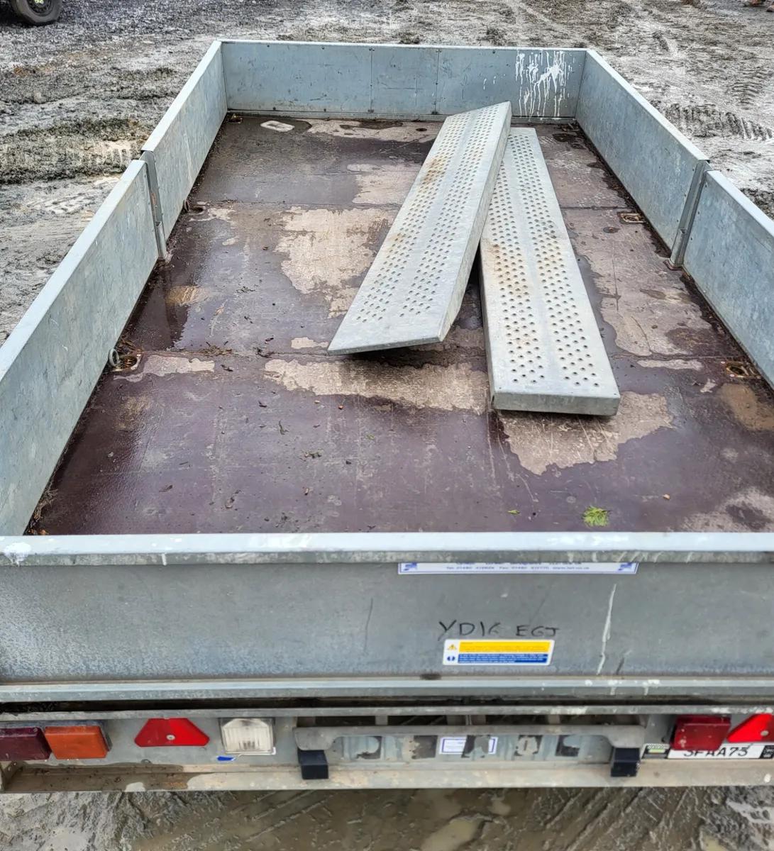 Ifor Williams 12ft x 6'6" builders trailer - Image 4