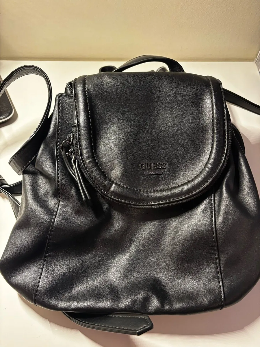 Guess Black Leather Backpack - Image 3