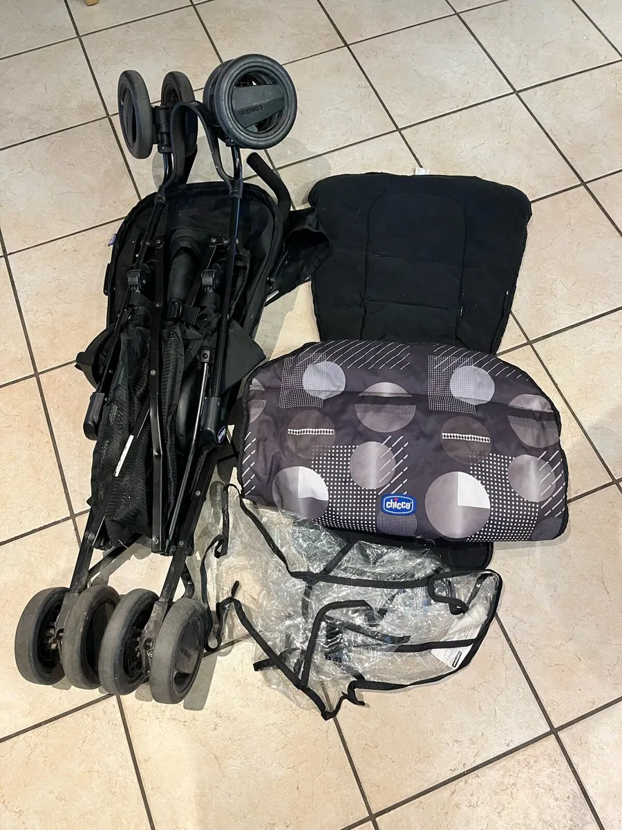 Chicco london buggy stroller with foot muff - Image 2