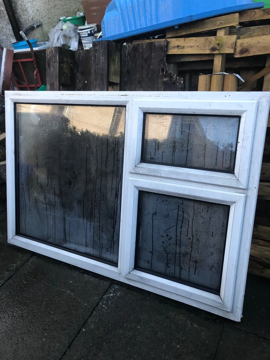 White Pvc double glazed window - Image 3