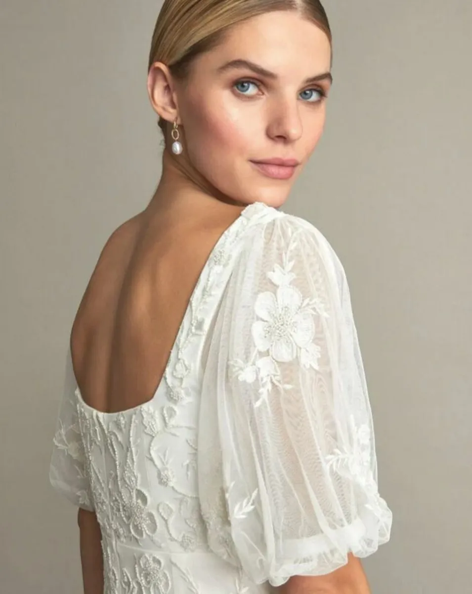 Ivory Wedding Dress Size 8uk - Image 2