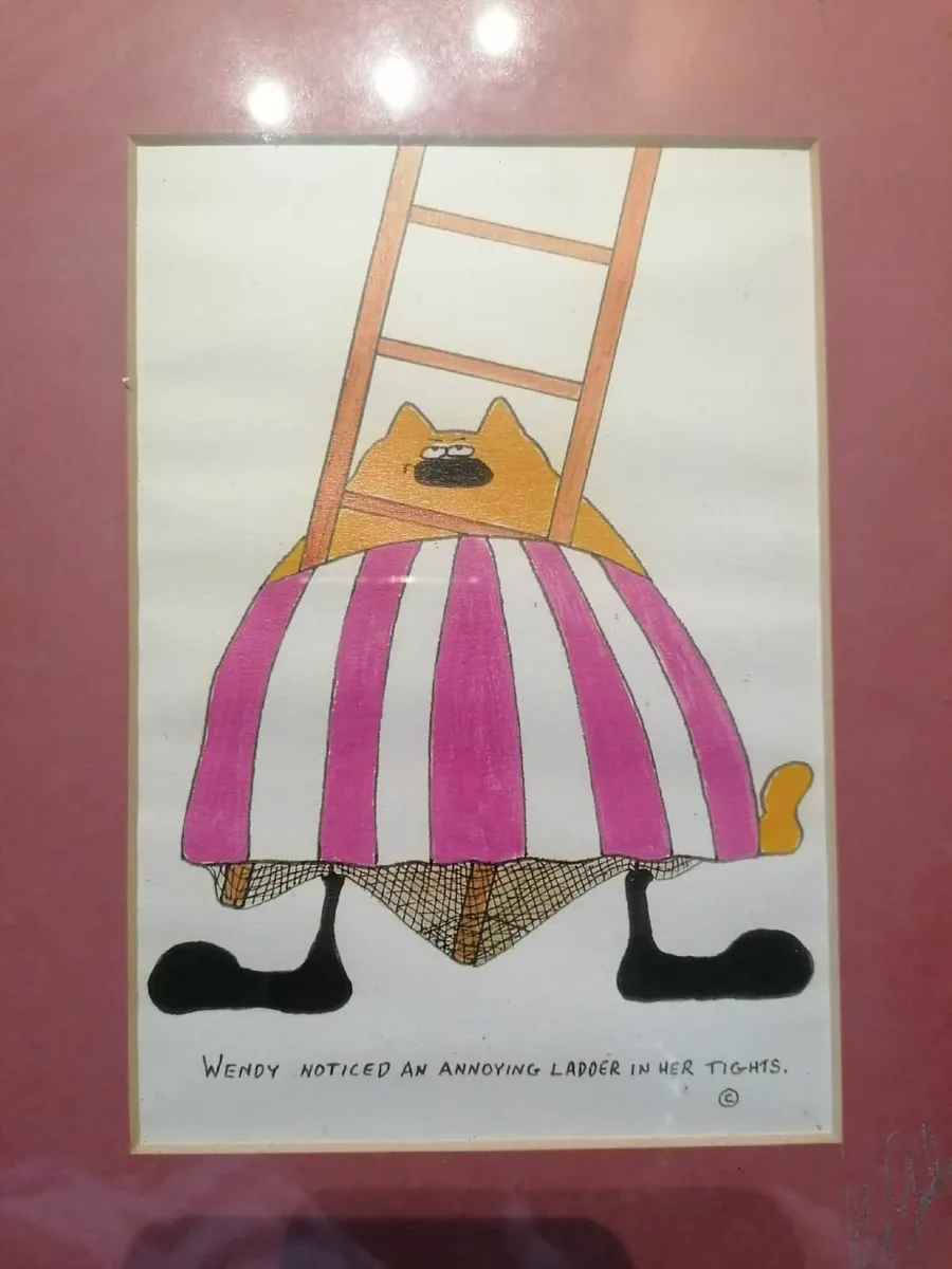 Original Signed Clive Gardner Clive's Cats  Print - Image 2