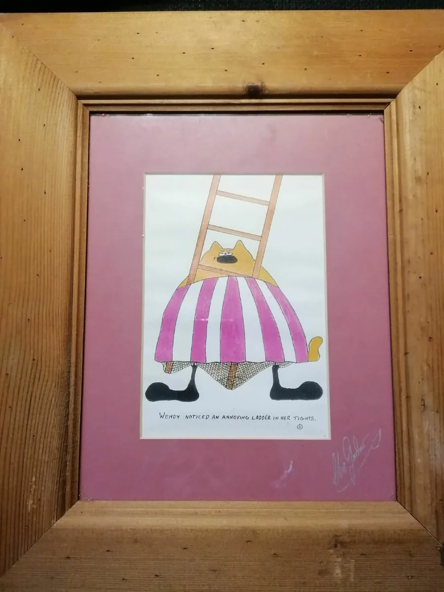 Original Signed Clive Gardner Clive's Cats  Print - Image 4