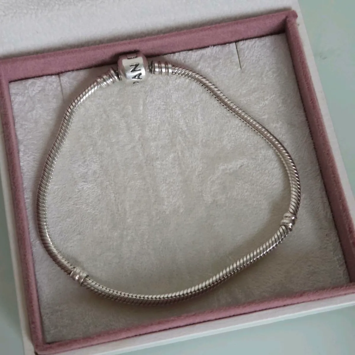 Pandora bracelet barrel clasp size 21cm - Image 2